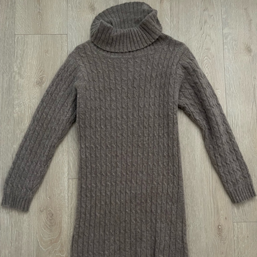 The cutest sweater turtle neck dress